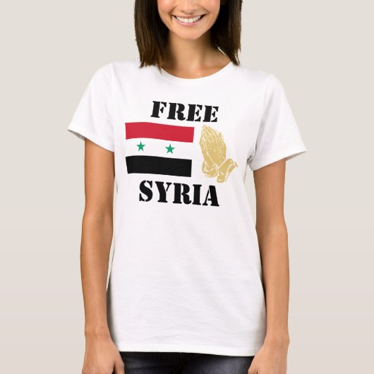 FREE SYRIEN T-Shirt (Vorderseite)