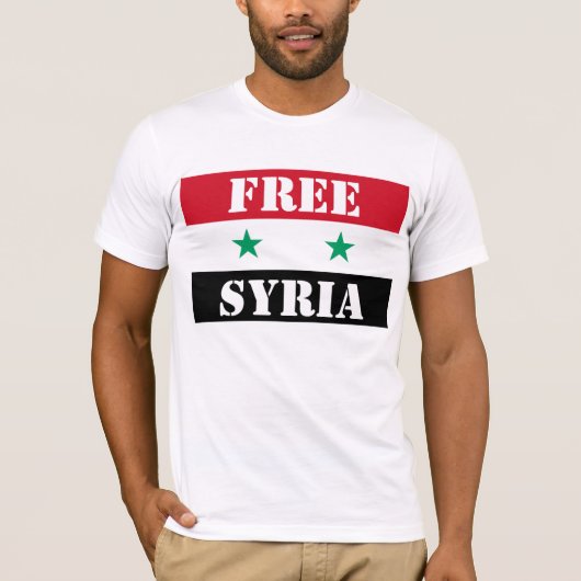 FREE SYRIEN T-Shirt (Vorderseite)