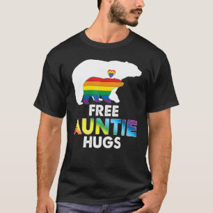 Free Tanttie Hugs Rainbow Bear Lgbt Pride Gay Lesb T-Shirt