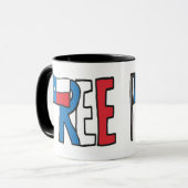 Free Texas Texit Tasse (Vorderseite Links)