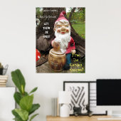 Free the Garden gnomes Poster (Heimbüro)