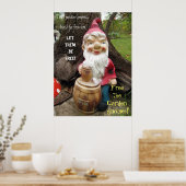 Free the Garden gnomes Poster (Küche)