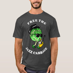 Free The Jazz    CabbageJazz Cabbage Meme  T-Shirt