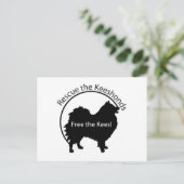 Free the Kees! Postkarte (Stehend Vorderseite)