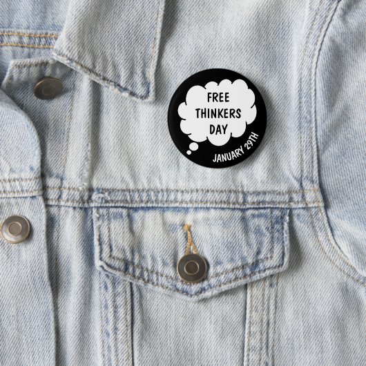 Free Thinkers Day ist der 29. Januar Button (Beispiel)