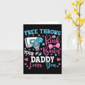 Free Throws oder Pink Bows Daddy Lieben, die Sie N Karte (Gelbe Blume)