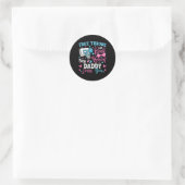 Free Throws oder Pink Bows Daddy Lieben, die Sie N Runder Aufkleber (Tasche)