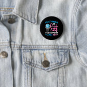 Free Throws oder Pink Bows Daddy Lieben Sie Geschl Button (Beispiel)