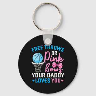 Free Throws oder Pink Bows Daddy Lieben Sie Geschl Schlüsselanhänger