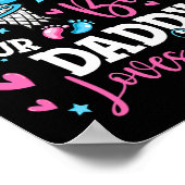 Free Throws oder Pink Bows Daddy Lieben Sie Niedli Poster (Ecke)