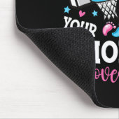 Free Throws oder Pink Bows Mommy-Lieben, die Sie N Mousepad (Ecke)