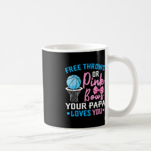 Free Throws oder Pink Bows Papa Lieben Sie Geschle Kaffeetasse