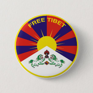 Free Tibet Button