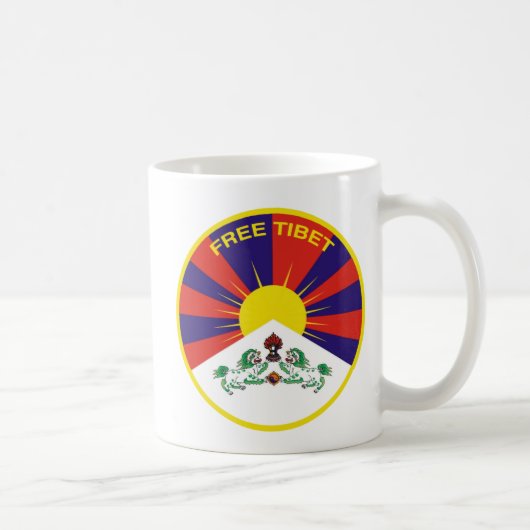 Free Tibet Kaffeetasse (Rechts)