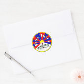 Free Tibet Round Stickers (Umschlag)