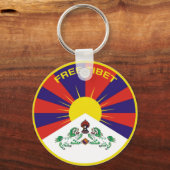 Free Tibet Schlüsselanhänger (Vorderseite)