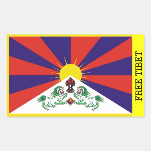 Free Tibet Sticker (Vorderseite)