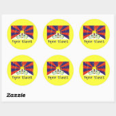 Free Tibet Stickers (Blatt)