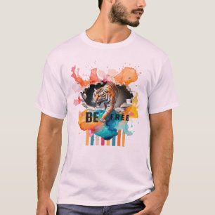 Free tiger design T Shirt