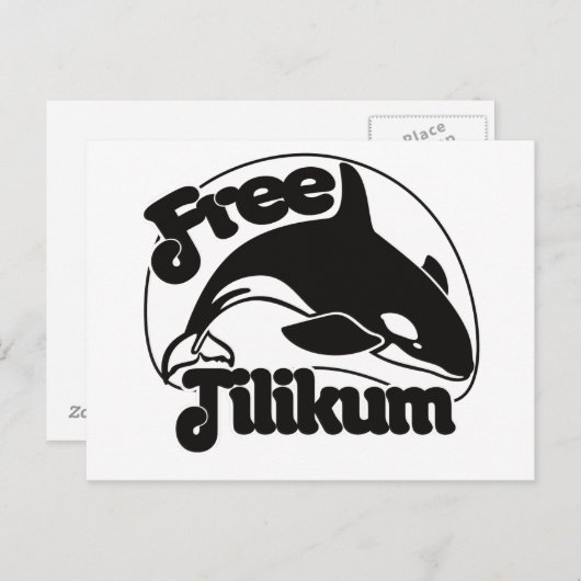 Free Tilikum Postkarte (Vorne/Hinten)