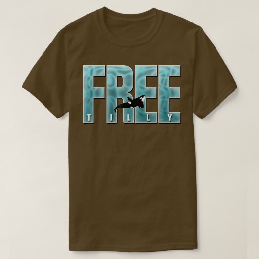 FREE TILLY Blackfish Killer Whale Orca Rett Wh T-Shirt (Design vorne)
