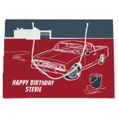 Free TIme Car Große Geschenktasche Geschenktüte (Vorderseite)