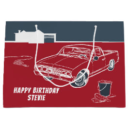 Free TIme Car Große Geschenktasche Geschenktüte