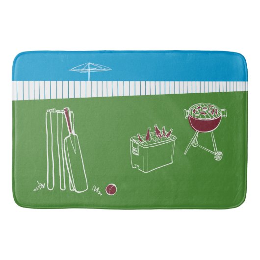 Free TIme Cricket Bath Mat Badematte (Vorderseite)