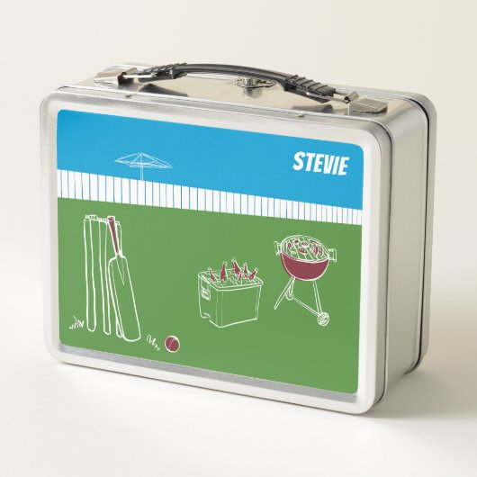 Free TIme Cricket Lunchbox (Rückseite)