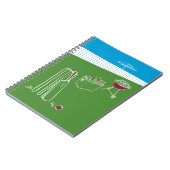 Free Time Cricket Notebook Notizblock (Linke Seite)