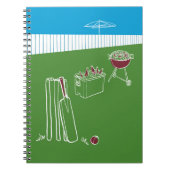 Free Time Cricket Notebook Notizblock (Vorderseite)