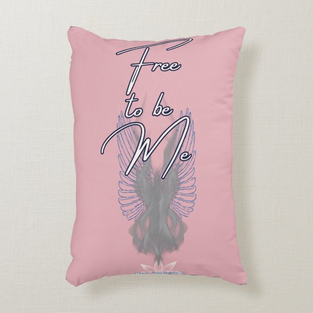 Free to be Me Accent Pillow Dekokissen (Vorderseite(Vertikal))