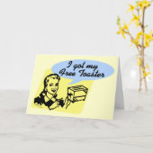 Free Toaster greeting cards Karte (Gelbe Blume)