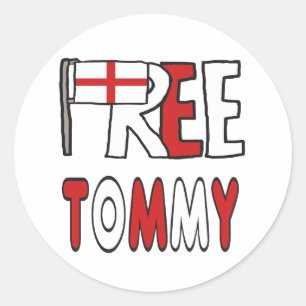 Free Tommy Runder Aufkleber