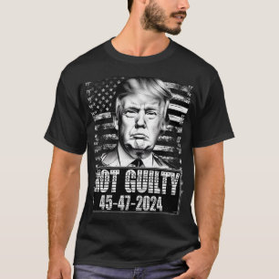 Free Trump 2024 Nicht Guilty Pro Republikaner T-Shirt