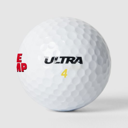 Free Trump Funny Golfball (Logo)