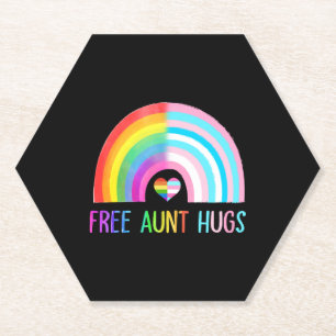Free Tunt Hugs Gay Pride Lgbtq Lgbt Rainbow Untersetzer