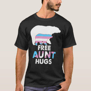 Free Tunt Hugs Transgender Rainbow Bar LGBT Prix T-Shirt