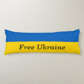 Free Ukraine Body Pillow Seitenschläferkissen (Vorderseite)