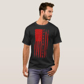 Free USA American Flag Wüste Digital PUREBLOOD Pu T-Shirt (Vorne ganz)