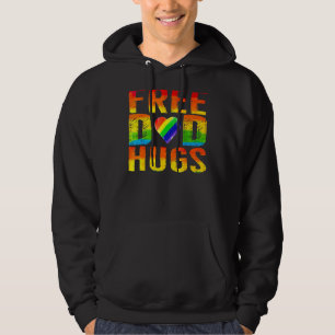 Free Vater Hugs LGBT Pride Awarenes Month Parades Hoodie