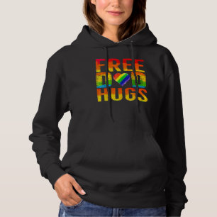 Free Vater Hugs LGBT Pride Awarenes Month Parades Hoodie