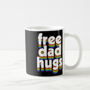 Free Vater Hugs Rainbow Liebe Ally Vathers Day Kaffeetasse