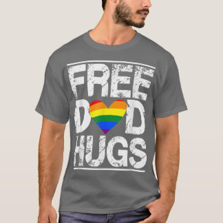Free Vater Hugs T Shirts Pride Geschenk LGBT Rainb