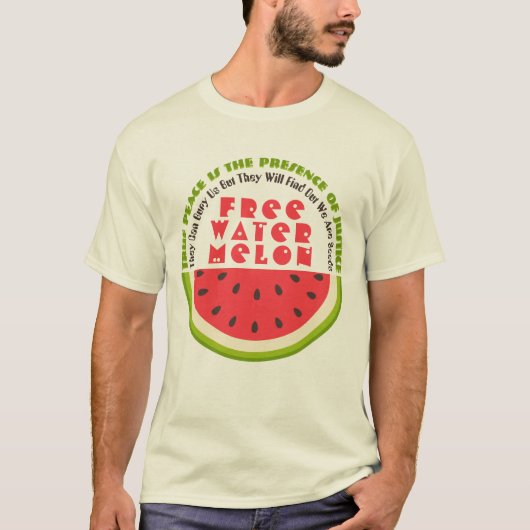 Free Watermelone Low Key T-Shirt (Vorderseite)