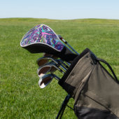Free Will-Hand Painted Abstract Art Golf Headcover (In SItu)