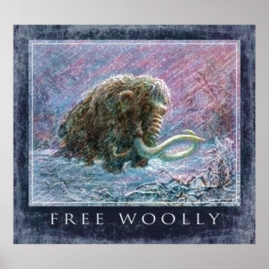 Free Wooly Mammoth Poster (Vorne)