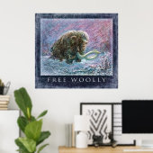 Free Wooly Mammoth Poster (Heimbüro)