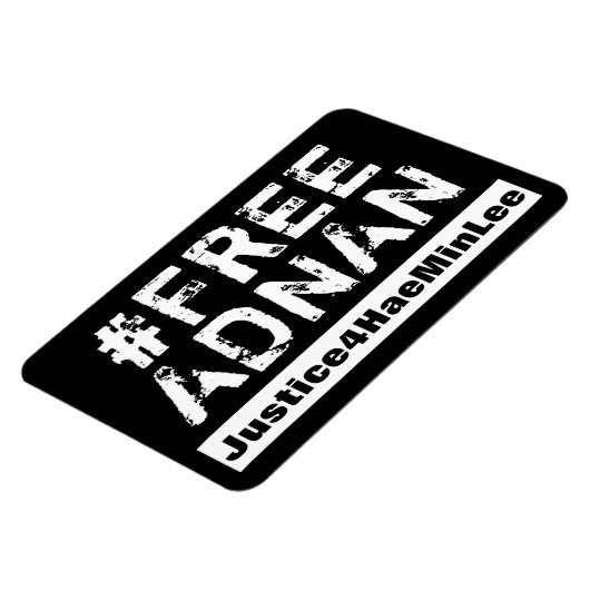 #FreeAdnan-Stoßpermagnet Magnet (Linke Seite)