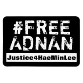 #FreeAdnan-Stoßpermagnet Magnet (Horizontal)